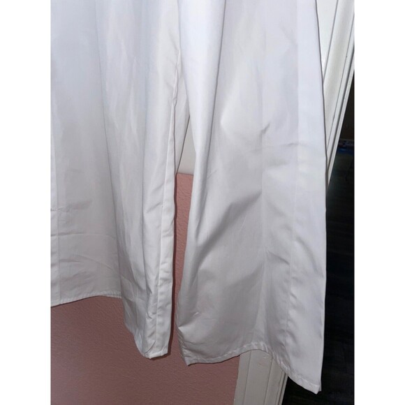 BITE Studios Women's Fluted Sleeve White Button-Up Curved Blouse size 4 NWT - Picture 4 of 12